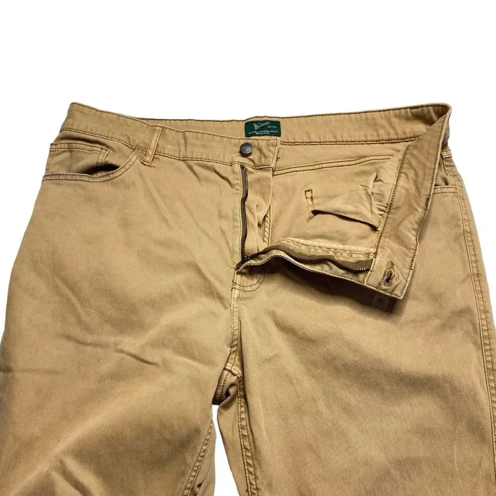 Woolrich Stretch Fit Utility Pants Tan Sz 38/32